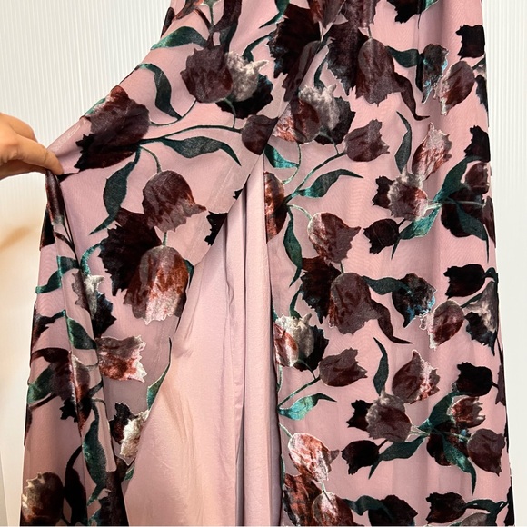 AIDAN MATTOX Sancia Floral Wrap Maci Dress. Size 2 - Picture 9 of 13